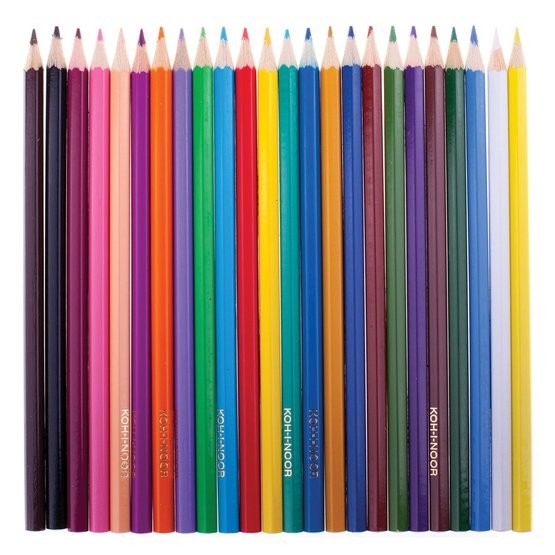 KOH-I-NOOR 3554 (24) Набор цветных карандашей "Животные", 24 цвета, картон